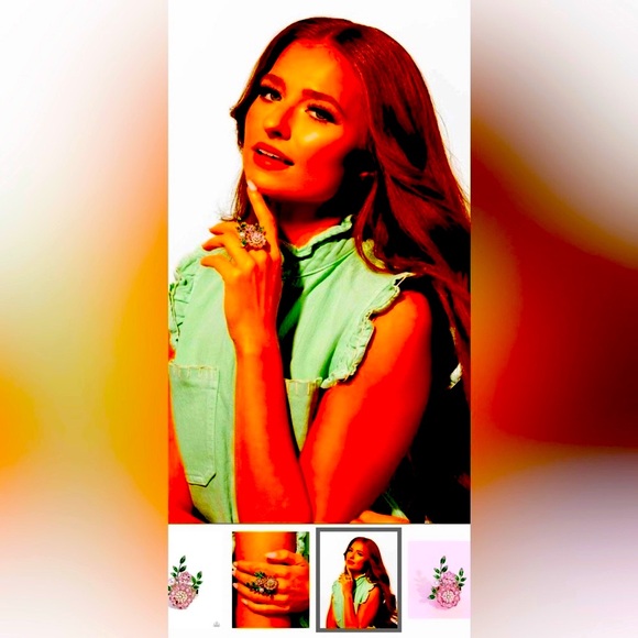 🌸🌸 SET❗️PAPARAZZI “BOTANICAL BUNCH” NECKLACE & “BUDDING BLING” RING❗️🌸🌸 - Picture 8 of 9